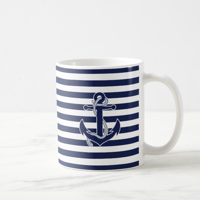 Nautical Themed Gifts Classic Mugs Anchor (Right)