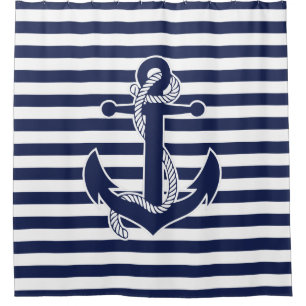 Nautical Themed Gifts Shower Curtain Anchor