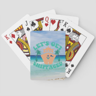 Nautical-Themed Let's Get Shipfaced Playing Cards
