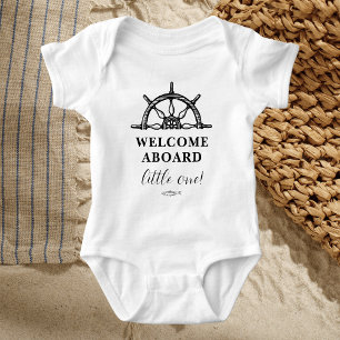 Nautical themed Newborn Baby Bodysuit
