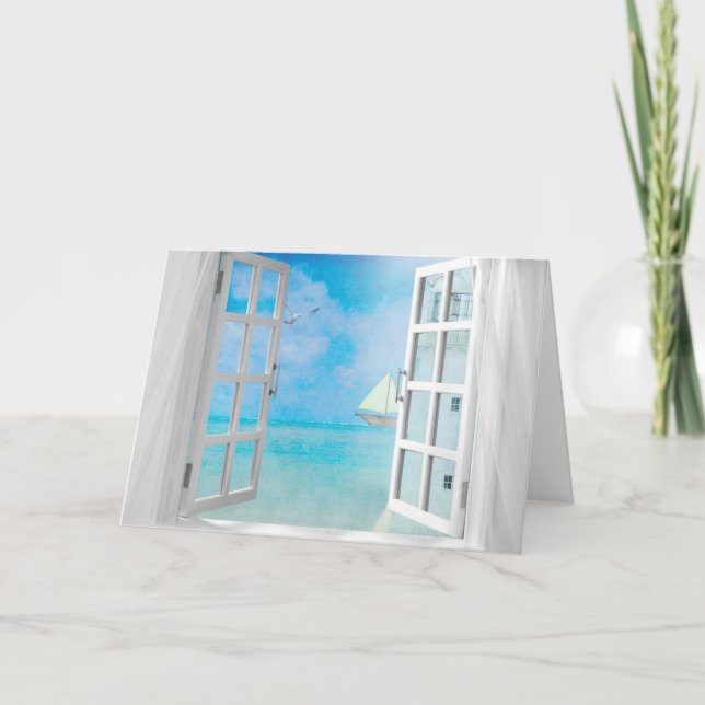 Nautical Thinking of You Card (Front)