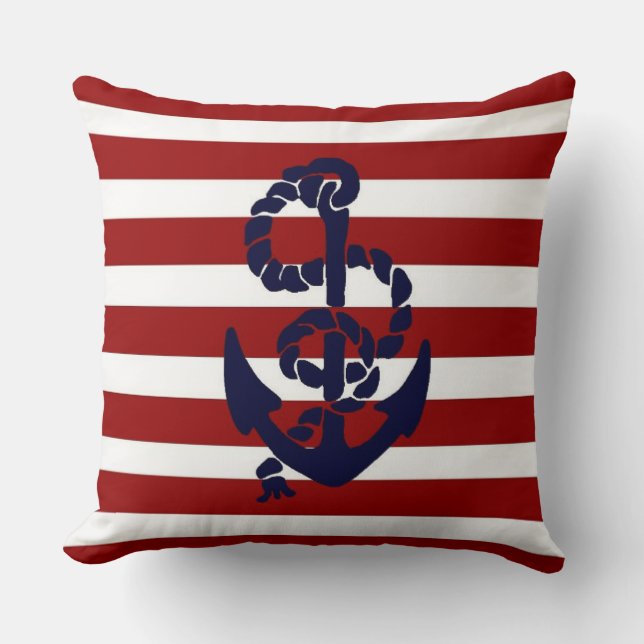 "Nautical" THROW PILLOW (Front)