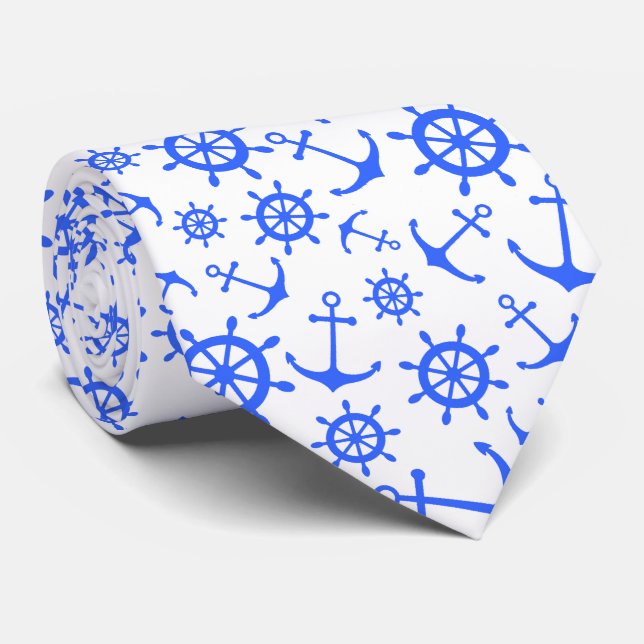 Nautical Tie (Rolled)