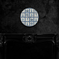 Nautical Tiles | Blue Lighthouse Anchor Ship Wheel