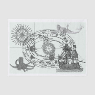 Nautical Tissue Paper