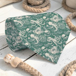 Nautical Toile Custom Necktie<br><div class="desc">This custom necktie features a classic nautical toile pattern,  perfect for adding a touch of seaside charm to any outfit. Ideal for dads,  groomsmen,  or anyone who loves the ocean.</div>