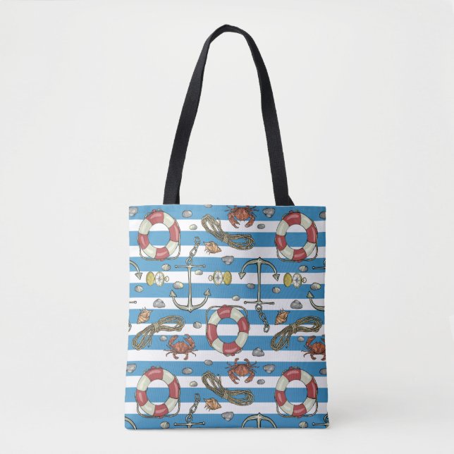 Nautical Tote Bag (Front)