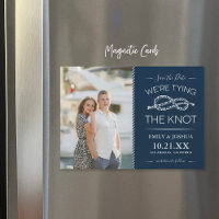 Nautical Tying the Knot Photo Save the Date