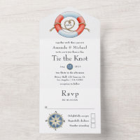 Nautical Tying the Knot Wedding