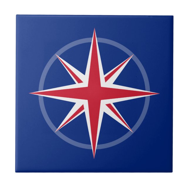 Nautical UK Flag Tile (Front)