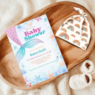 Nautical Under the Sea Baby Shower  Invitation