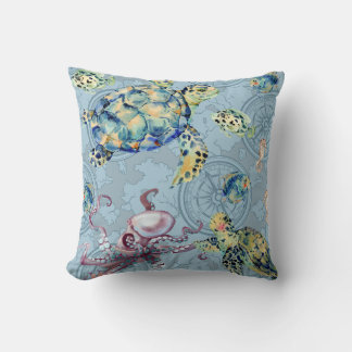 Nautical Under the Sea Cushion