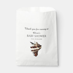 Nautical under the sea shell desert chic butterfly favour bag