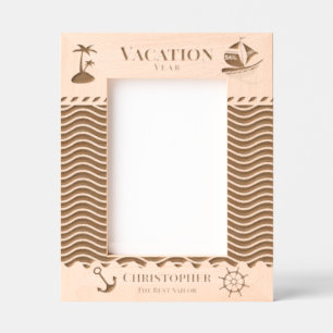 Nautical Vacation Etched Frames