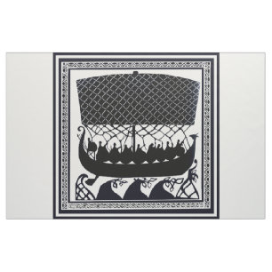 Nautical Viking Designer Fabric
