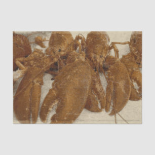 Nautical Vintage Ocean Texture Lobster Tissue Paper