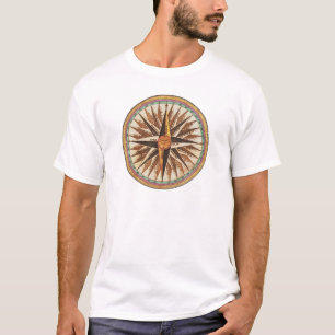 Nautical Vintage Ship’s Compass Navigator Sailing T-Shirt