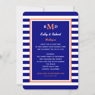 Nautical Vow Renewal Invitation