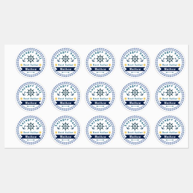Nautical Voyager Best Sailor White (Sheet)