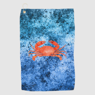 Nautical Waves Design 2 Golf Towel