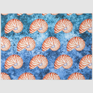 Nautical Waves Design 4 Tissue Paper