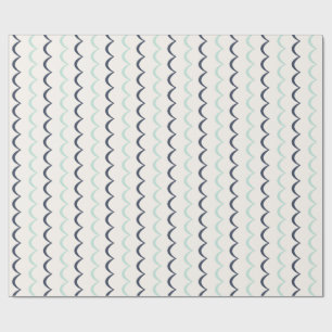 Nautical Waves Wrapping Paper