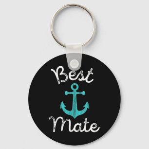 Nautical Wedding Bride Grooms Man &amp; Groomsmen  Key Ring