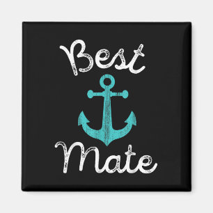Nautical Wedding Bride Grooms Man & Groomsmen Magnet