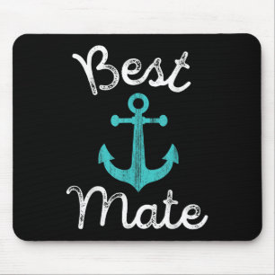 Nautical Wedding Bride Grooms Man & Groomsmen Mouse Pad