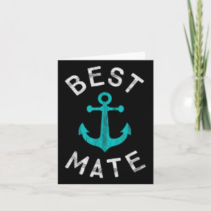 Nautical Wedding Favour Grooms Man & Groomsmen Card