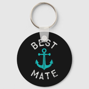 Nautical Wedding Favour Grooms Man &amp; Groomsmen Key Ring