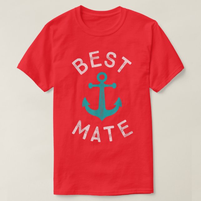 Nautical Wedding Favour Grooms Man & Groomsmen Gif T-Shirt (Design Front)