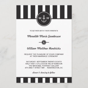 Nautical Wedding Invitation