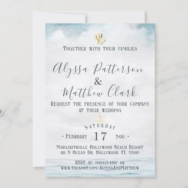 Nautical Wedding Invitation (Front)