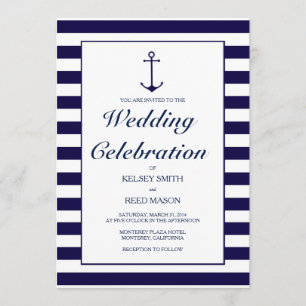 Nautical Wedding Invitation