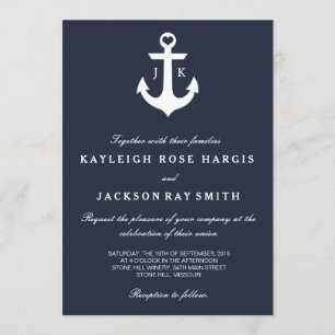 Nautical Wedding Invitations   Wedding