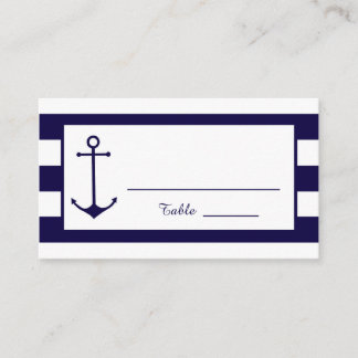 Nautical : Wedding Place Cards : Business Cards