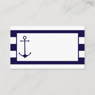 Nautical : Wedding Place Cards : Business Cards