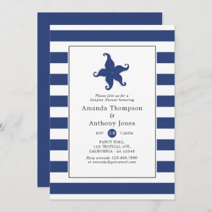 Nautical Wedding Shower Invitation