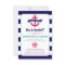Nautical Wedding Shower Invitation  Anchors Aweigh