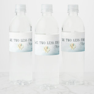 Nautical Wedding Water Labels