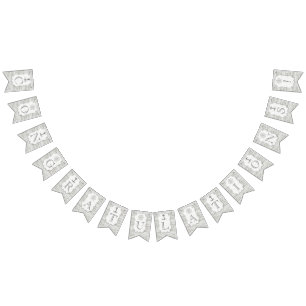 Nautical Whitewashed Wood Beach Wedding Collection Bunting