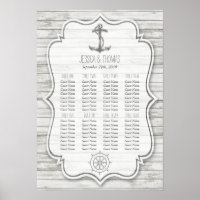 Nautical Whitewashed Wood Beach Wedding Collection