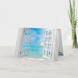 Nautical Window Birthday Card