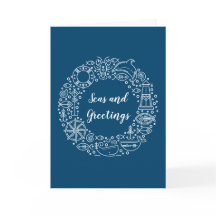 Nautical Wreath Coastal Christmas Holiday