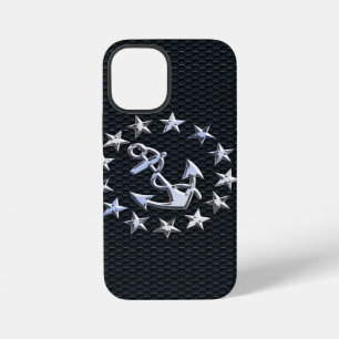 Nautical Yacht Flag Chrome Ensign on Grille Print iPhone Case