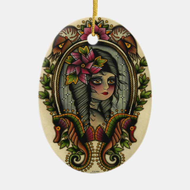 nautilus ceramic ornament (Front)