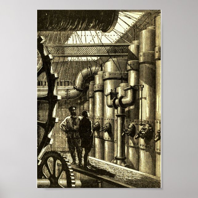 Nautilus Engines from 20000 Leagues Under the Sea Poster (Front)