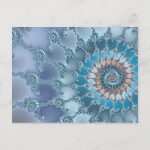 Nautilus - Fractal Art Postcard