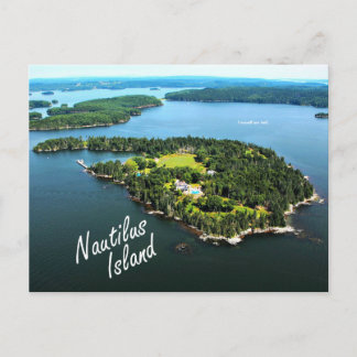 Nautilus Island: "I myself..." Lowell postcard